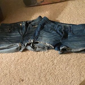 2 pairs of AE shorts